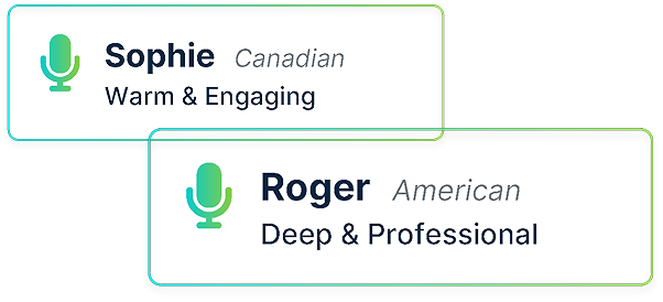 Natural conversation interface showing localized voice tone and accent adaptation by region